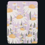 Blokkeermarkt Amsterdam Abstracte terugwinningsdag iPad Air Cover<br><div class="desc">Bloemmarkt Amsterdam: bloemen,  bloemen,  pastel lila,  lavender,  retro daisies.</div>