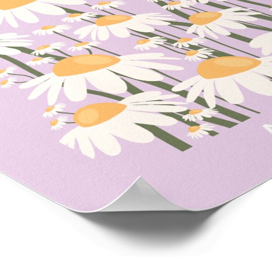 Blokkeermarkt Amsterdam Abstracte terugwinningsdag Poster (Hoek)