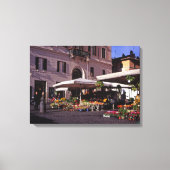 Blokkeerstallenmarkt Rome Canvas Afdruk (Voorkant)