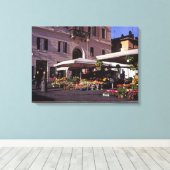 Blokkeerstallenmarkt Rome Canvas Afdruk (Insitu (Houten vloer))