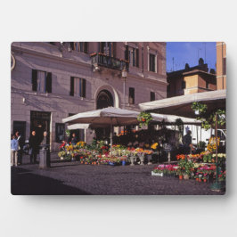 Blokkeerstallenmarkt Rome Fotoplaat