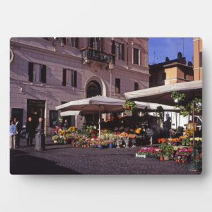 Blokkeerstallenmarkt Rome Fotoplaat