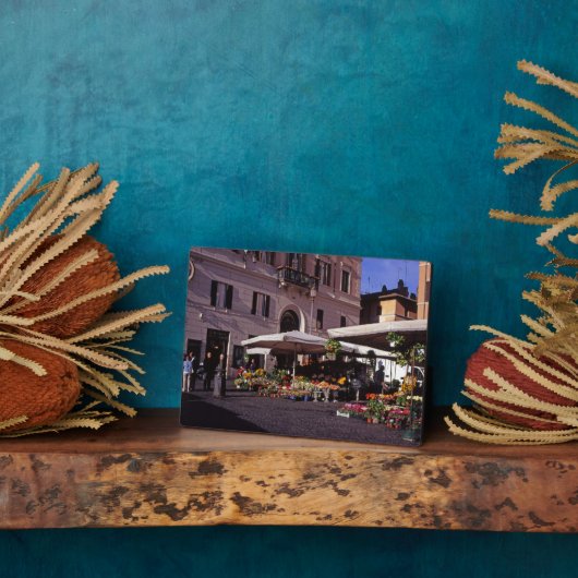 Blokkeerstallenmarkt Rome Fotoplaat (Zijkant)