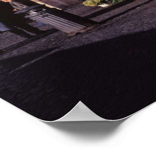 Blokkeerstallenmarkt Rome Poster (Hoek)