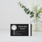 BLOKKEL VAN DE BOWLING ALLEY VISITEKAARTJE (Staand voorkant)