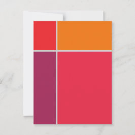 Blokken 2 Geometrisch Briefkaart