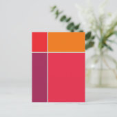 Blokken 2 Geometrisch Briefkaart (Staand voorkant)