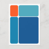 Blokken Abstract ontwerp Briefkaart (Voorkant)
