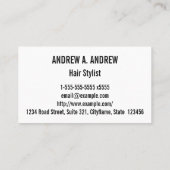 Blokken en blokken Demolitie Rubbbel afval Visitekaartje (Achterkant)