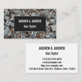 Blokken en blokken Demolitie Rubbbel afval Visitekaartje (Voorkant / Achterkant)