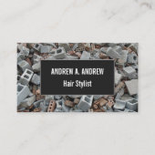 Blokken en blokken Demolitie Rubbbel afval Visitekaartje (Voorkant)