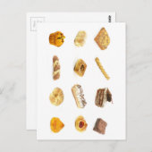 Blokken en gebak briefkaart (Voorkant / Achterkant)