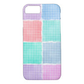 blokken gingham Case-Mate iPhone case (Achterkant)