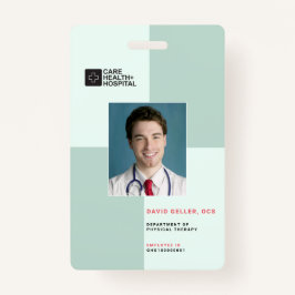 Blokken ID medisch personeel + streepjescode | Ver Badge