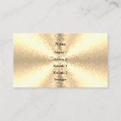 Blokken in goud, 3D-regenboog Visitekaartje (Voorkant)