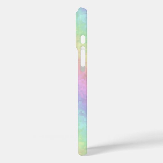 Blokken in pasteelkleuren 3D-regenboogkunst Case-Mate iPhone Case (Achterkant / Links)