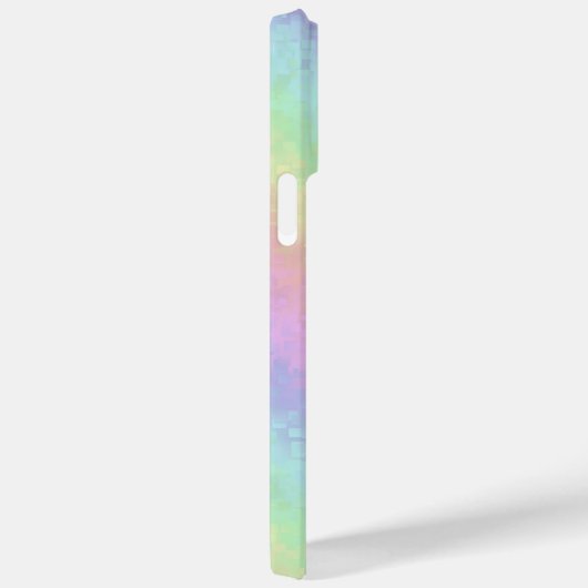 Blokken in pasteelkleuren 3D-regenboogkunst Case-Mate iPhone Case (Achterkant / Rechts)