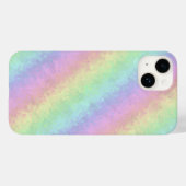 Blokken in pasteelkleuren 3D-regenboogkunst Case-Mate iPhone Case (Achterkant (horizontaal))