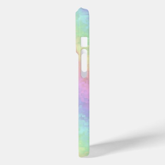 Blokken in pasteelkleuren 3D-regenboogkunst Case-Mate iPhone Case (Achterkant / Links)