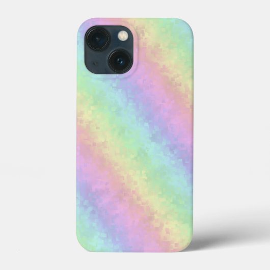 Blokken in pasteelkleuren 3D-regenboogkunst Case-Mate iPhone Case (Achterkant)