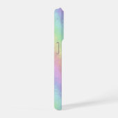 Blokken in pasteelkleuren 3D-regenboogkunst iPhone Hoesje (Rechterkant)