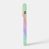 Blokken in pasteelkleuren 3D-regenboogkunst iPhone Hoesje (Linkerkant)