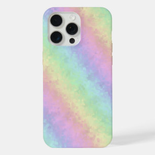 Blokken in pasteelkleuren 3D-regenboogkunst iPhone 15 Pro Max Case