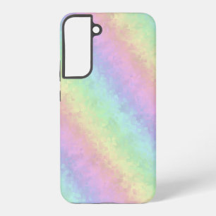 Blokken in Pasteltinten 3D Regenboog Kunst Samsung Galaxy Hoesje