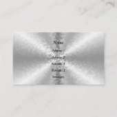 Blokken in zilver, 3D-regenboog Visitekaartje (Voorkant)