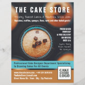 Blokken, knuppels, snoepgoed, Adverteren koekjes Flyer (Voorkant)