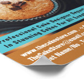 Blokken, knuppels, snoepgoed, Adverteren koekjes Poster (Hoek)