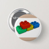 Blokken lunchbox ronde button 5,7 cm (Voorkant /achterkant)