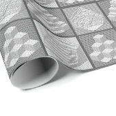 Blokken maken puzzelpasta's cadeaupapier (Rol Hoek)