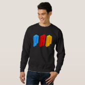 Blokken Master Dad Brick Builder Cool Builder Papa Trui (Voorkant volledig)