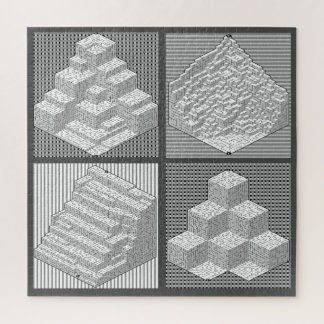 Blokken Maze Puzzle Legpuzzel