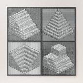 Blokken Maze Puzzle Legpuzzel (Verticaal)