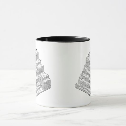 Blokken Maze Puzzle Mok (Midden)