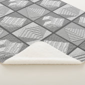 Blokken Maze Puzzle Sherpa Blanket Deken (3/4)