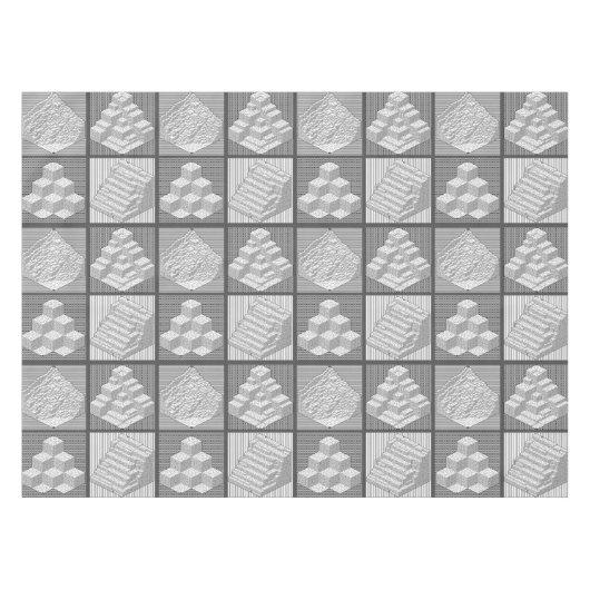 Blokken Maze Puzzle Tablecloth Tafelkleed (Voorkant (Horizontaal))