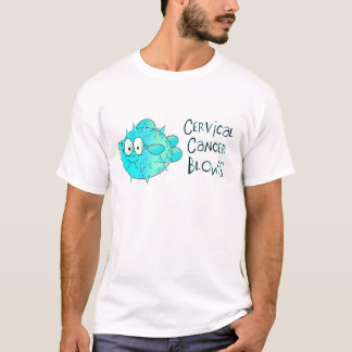 Blokken met baarmoederhalskanker t-shirt
