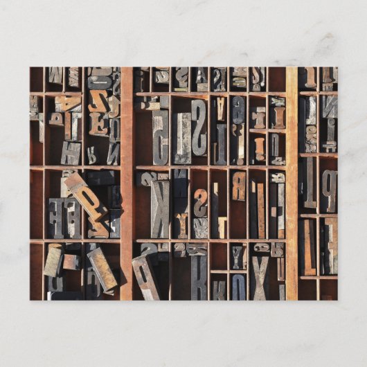 Blokken met briefpers Briefkaart (Voorkant)