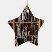  Blokken met briefpers Keramisch Ornament (Rechts)