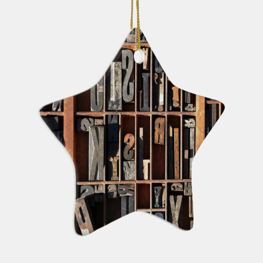  Blokken met briefpers Keramisch Ornament (Rechts)