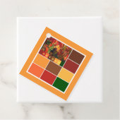 Blokken najaarkleuren bedankjes labels (In situ)