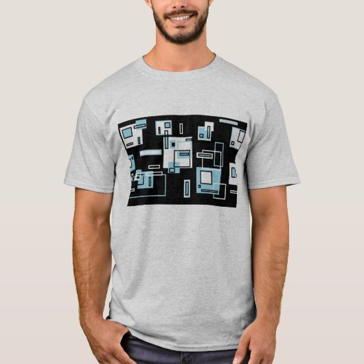 Blokken obsessie T-shirt (Voorkant)