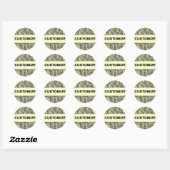 Blokken Ronde Sticker (Vel)