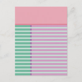 Blokken & Strepen 3 Abstract Design Briefkaart