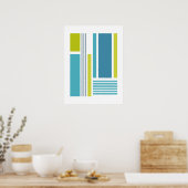 Blokken & Strepen 4 Poster (Keuken)