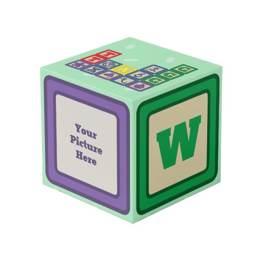 Blokken van de Toekomstige Bioloog Foto Kubus (Voorkant hoekig)