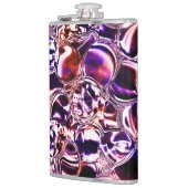 Blokken van gekleurd glas of edelstenen? heupfles (Links)